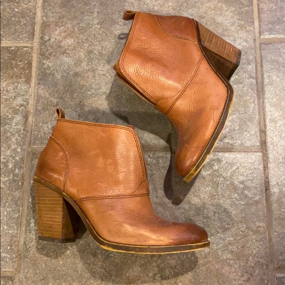 Brown Lucky Brand Booties